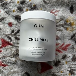 OUAI Chill Pills Bath Bombs - Frosted White